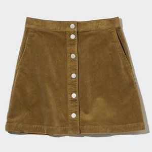 Uniqlo Corduroy Mini Skirt-size 0 (BNWT)